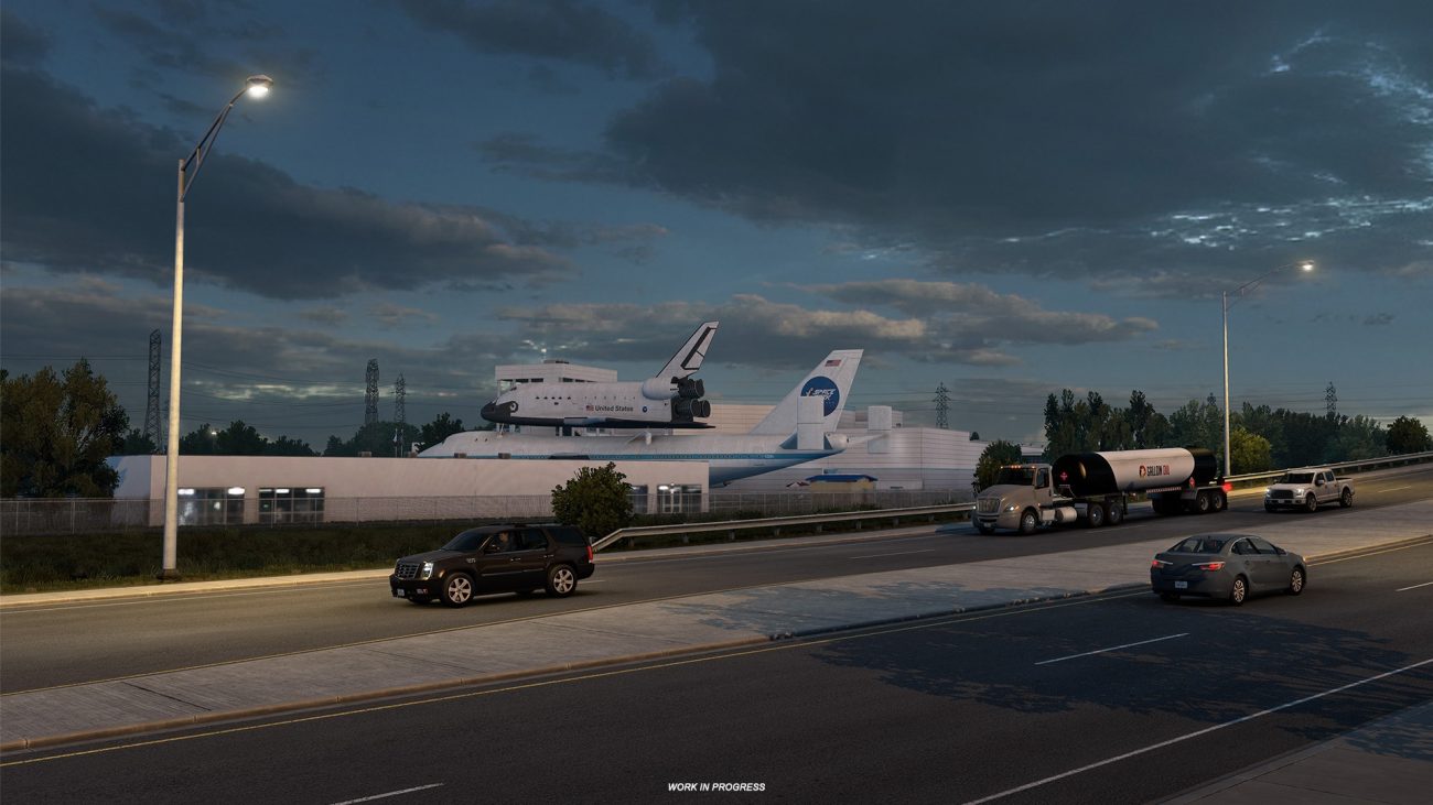 American Truck Simulator Texas DLC to Feature Space Industry Content