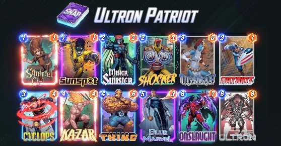 Ultron Patriot - Patriot Deck Guide – Marvel Snap