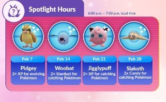 February Spotlight - Spotlight Hour February 2023 – Pokémon GO