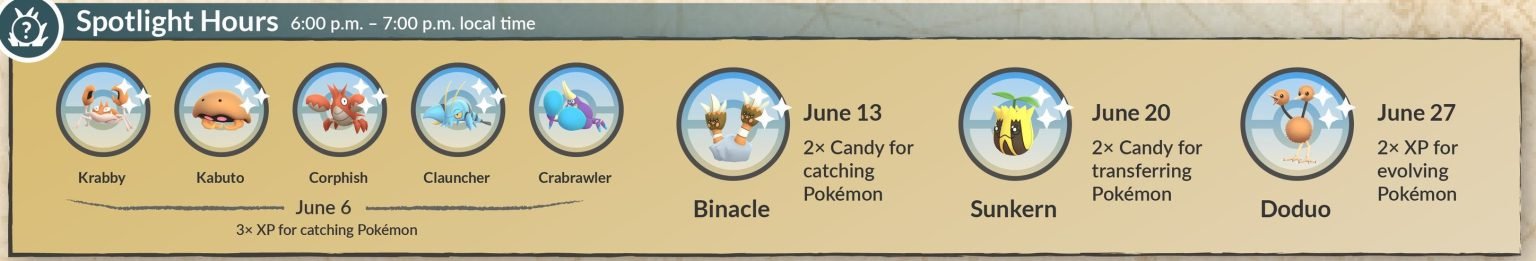 Spotlight Hour June 2023 Pokémon Go Guide Stash 