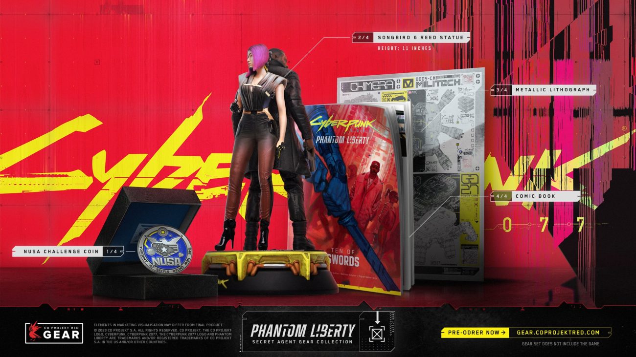 Cyberpunk 2077 Phantom Liberty Secret Agent Gear Collection Revealed